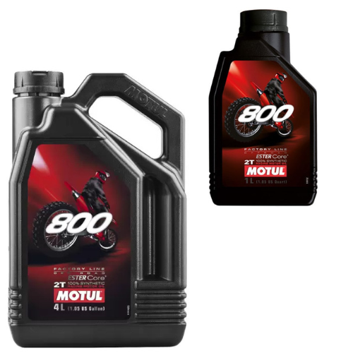 MOTUL, 4l + 1l 800 Factory Line 2T - Créations MX Factory