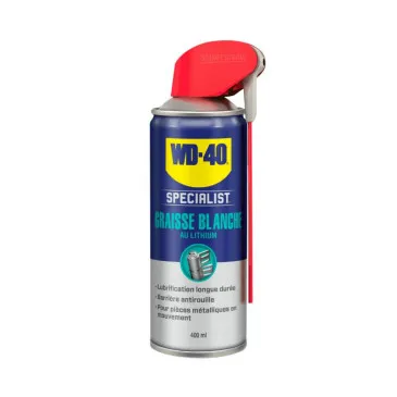Graisse blanche au lithium WD-40 Specialist | Lubrifiant haute performance Graisse blanche au lithium WD-40 Specialist – lubrification et protection
