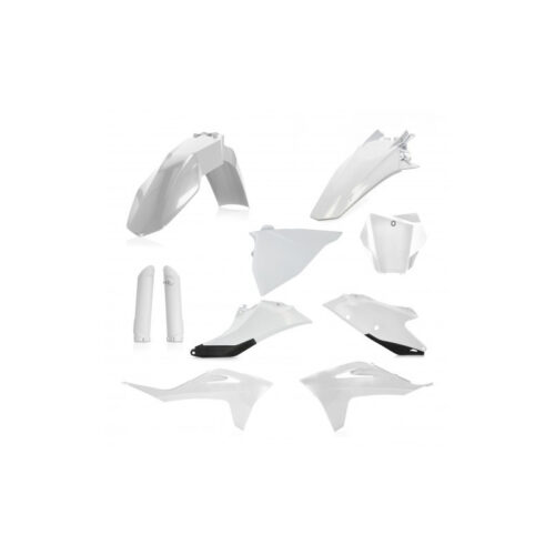 ACERBIS - Full Kit Plastique GasGas EX300 21-23 + EXF250/350/450 + MC125 + MCF250/450 21-23 - Blanc/Noir