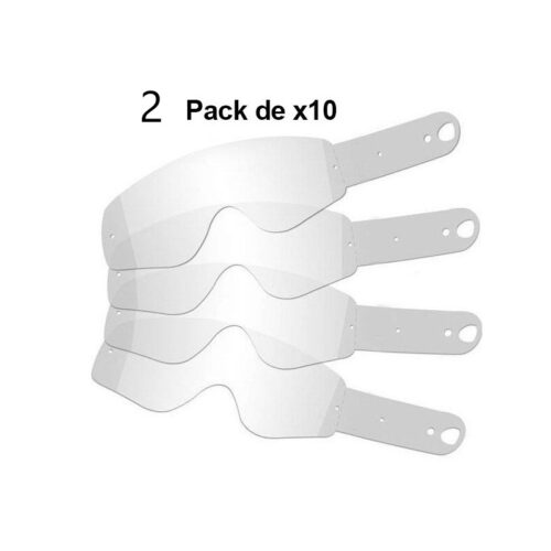 Tear Off PROSTUF pour masque 100% Armega/Armatic (x20)