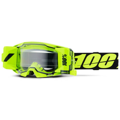 100% Masque ARMATIC FORECAST – Noir / Jaune Fluo
