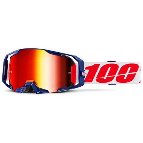 100% Masque ARMATIC Mach Z – Écran miroir rouge