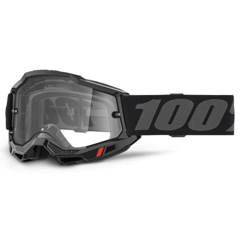 Masque 100% Accuri 2 Enduro noir pour moto enduro et motocross
