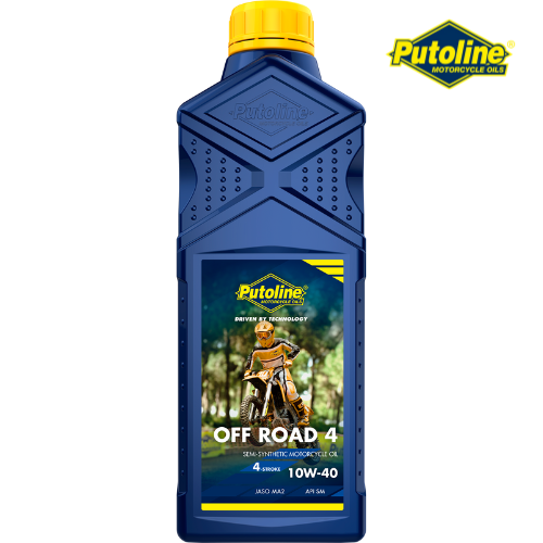 Putoline Off Road Tech 4T 10W-40 – Huile Moteur Semi-Synthétique - Creations Mx Factory Putoline Off Road Tech 4T 10W-40 – Huile Moteur Semi-Synthétique