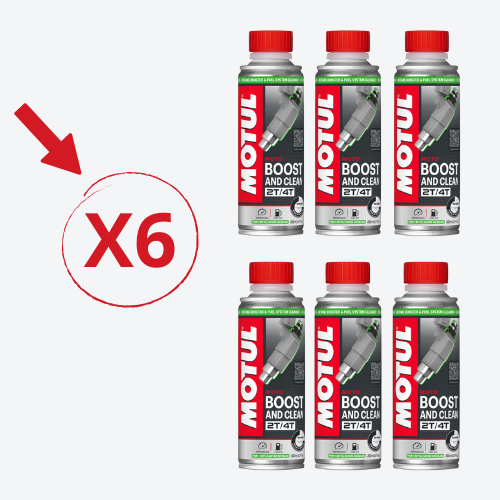 MOTUL Boost and Clean Moto (pack de 6)