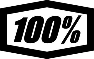 Logo 100% - Marque Motocross - Créations MX Factory - Pièces et accessoires Moto