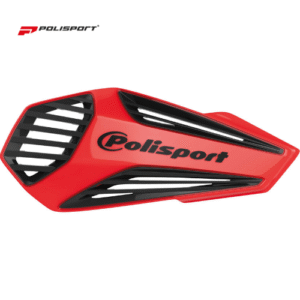 Protège-mains POLISPORT MX Flow – Double montage inclus - Rouge/Noir - Creations Mx Factory Protège-mains POLISPORT MX Flow – Double montage inclus - Rouge/Noir