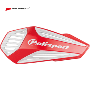 Protège-mains POLISPORT MX Flow – Double montage inclus - Rouge/Blanc - Creations Mx Factory Protège-mains POLISPORT MX Flow – Double montage inclus - Rouge/Blanc