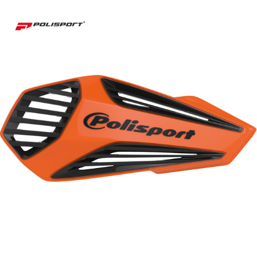 Protège-mains POLISPORT MX Flow – Double montage inclus - Orange/Noir - Creations Mx Factory Protège-mains POLISPORT MX Flow – Double montage inclus - Orange/Noir