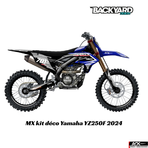 Kit Déco MX Yamaha YZ250F 2024 - RV2 Replica | BackYard Design