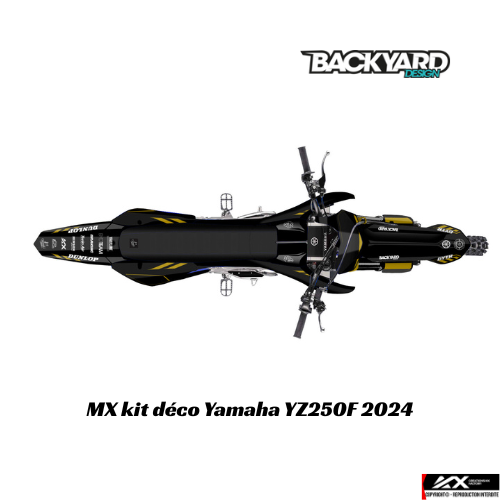 Kit Déco MX Yamaha YZ250F 2024 - Checkered | BackYard Design