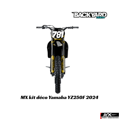 Kit Déco MX Yamaha YZ250F 2024 - Checkered | BackYard Design