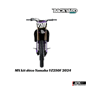 Kit Déco MX Yamaha YZ250F 2024 - Pure | BackYard Design