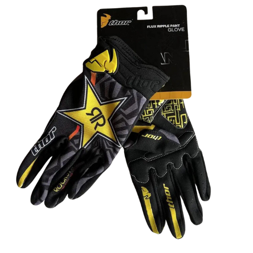 Gants THOR Rockstar (Jaune et noir)