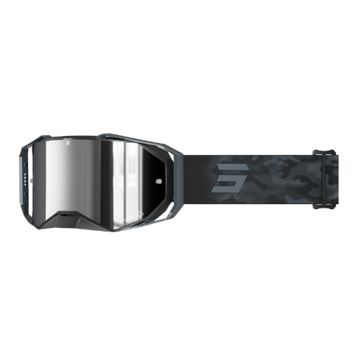 Masque SHOT LITE Patrol Grey Matt | Vision HD, Anti-buée