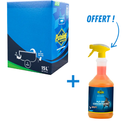 Putoline Put Off Concentrated 15L (Bag-in-Box) + Flacon gâchette 1L OFFERT !