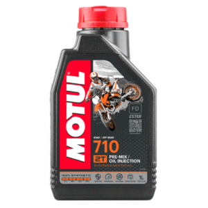 Motul 710 2T 100% synthèse pour mélange direct et graissage séparé