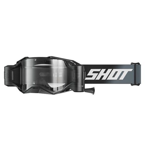 lite-roll-off-solid-goggle-black.jpg Lunettes SHOT Lite Roll-Off Solid Black – Vision claire et design sobre pour motocross et enduro