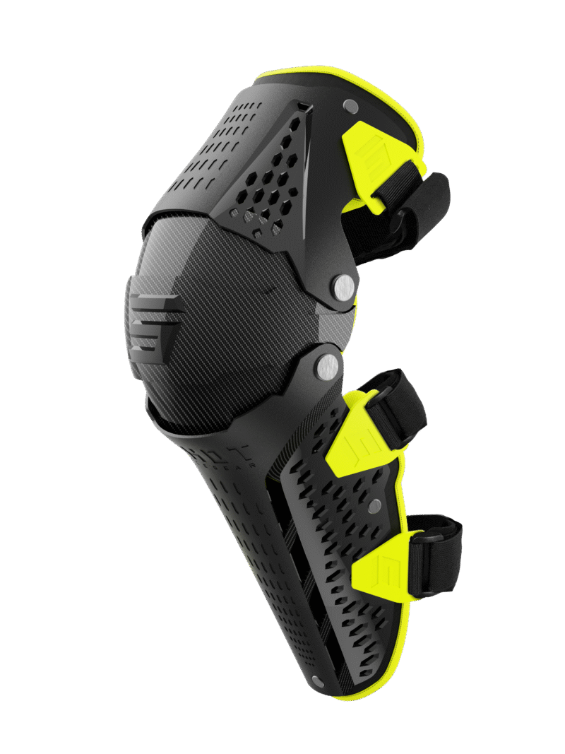 Genouillères SHOT Airflow Noir – Taille Unique Adulte pour motocross et enduro, protection et confort