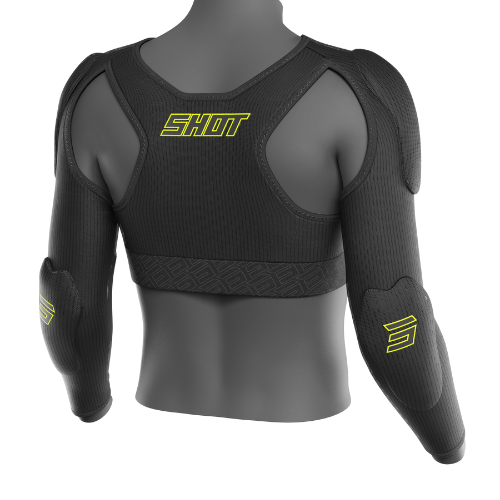 gilet-shot-aero.jpg - Creations Mx Factory Gilet SHOT AERO pour motocross et enduro – Protection légère et respirante