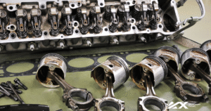 Piston serré 125 | Diagnostic et signes d’usure - Creations Mx Factory Piston serré sur moteur 125 deux temps