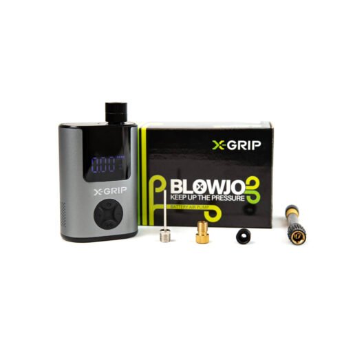 Mini pompe à air X-GRIP BLOWJOB compacte avec batterie 600 mAh pour gonflage pneus moto