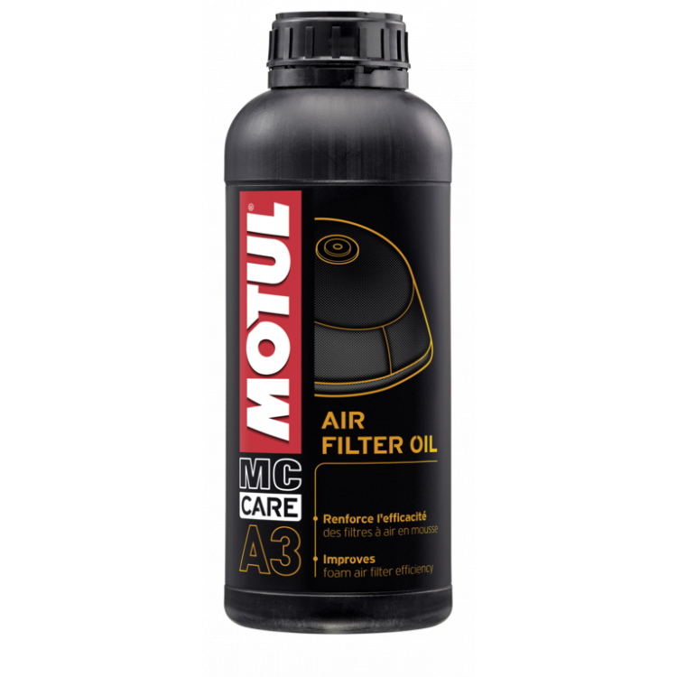 Huile filtre à air Motul A3 1 L – moto cross, enduro et quad
