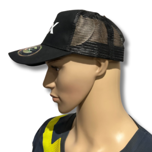 Casquette Trucker officielle MX Factory noire avec filet respirant