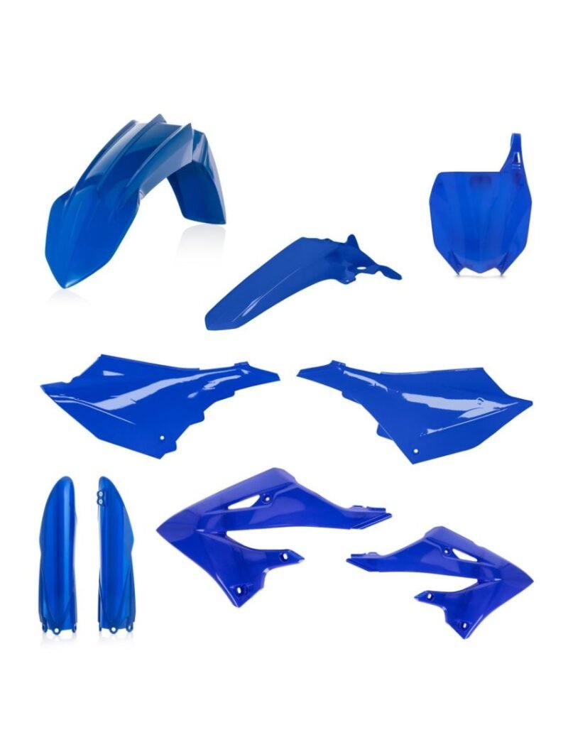 Kit Plastiques Complet ACERBIS – Yamaha YZ 125/250 2022-2026 | Bleu - Creations Mx Factory Kit plastique complet ACERBIS bleu pour Yamaha YZ 125 et 250 2022 à 2026 motocross
