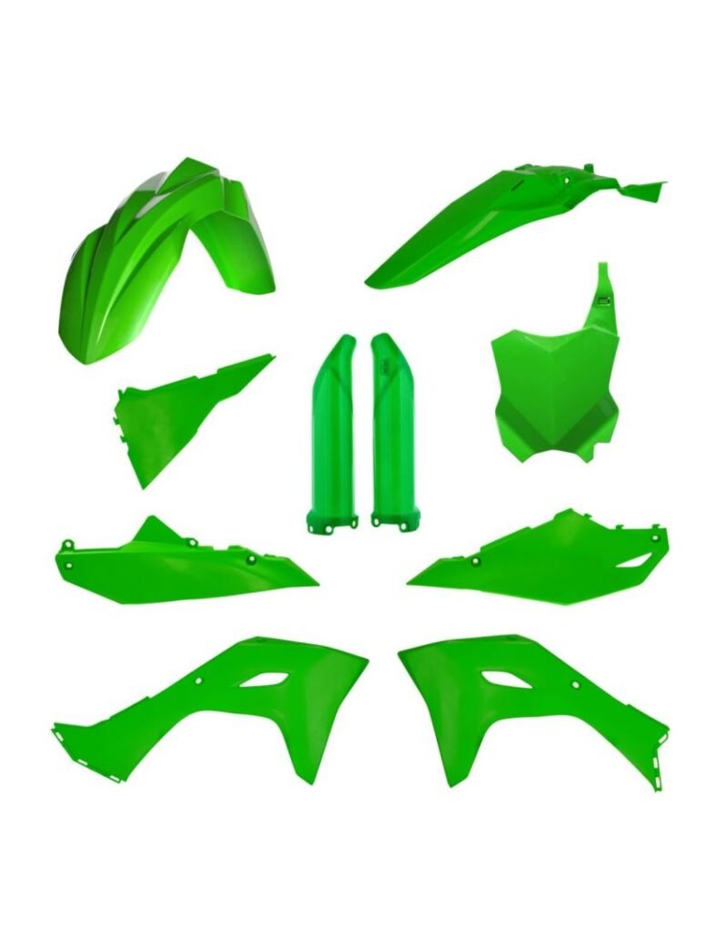 Kit Plastiques Complet ACERBIS – Kawasaki KX450 24-26 & KX250 25-26 | Vert - Creations Mx Factory Kit plastique complet Acerbis vert pour Kawasaki KX 450 2024-2026 et KX 250 2025-2026 motocross