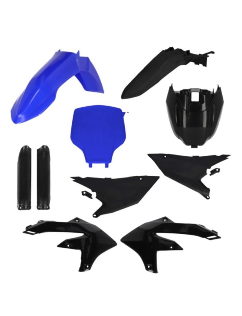 Kit plastique complet Acerbis pour Yamaha YZF450 2026 en bleu et noir motocross enduro