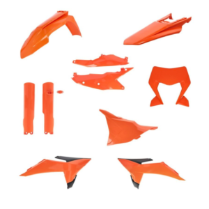 Kit Plastiques Complet ACERBIS – KTM EXC/EXC-F 26 | Orange Look Factory - Creations Mx Factory Kit plastiques complet Acerbis orange look factory pour KTM EXC et EXC-F 26 motocross enduro