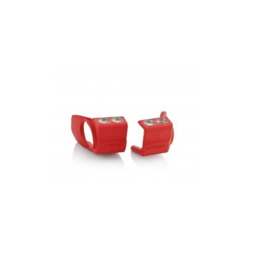 Protecteur de Pied de Fourche ACERBIS – Honda/Kawasaki | Rouge Protecteur de pied de fourche Acerbis rouge compatible Honda et Kawasaki pour motocross et enduro