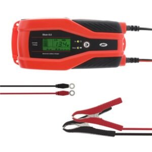 Chargeur de batterie JMP Skan 8.0 12V 2 à 8A microprocesseur batteries moto lithium AGM gel