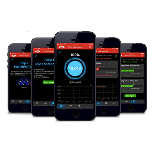 JMP Skan Monitor 2 Lithium moniteur batterie moto Bluetooth smartphone