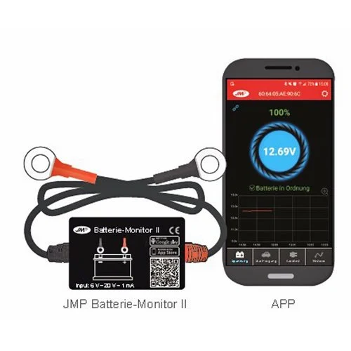 JMP Skan Monitor 2 Lithium moniteur batterie moto Bluetooth smartphone