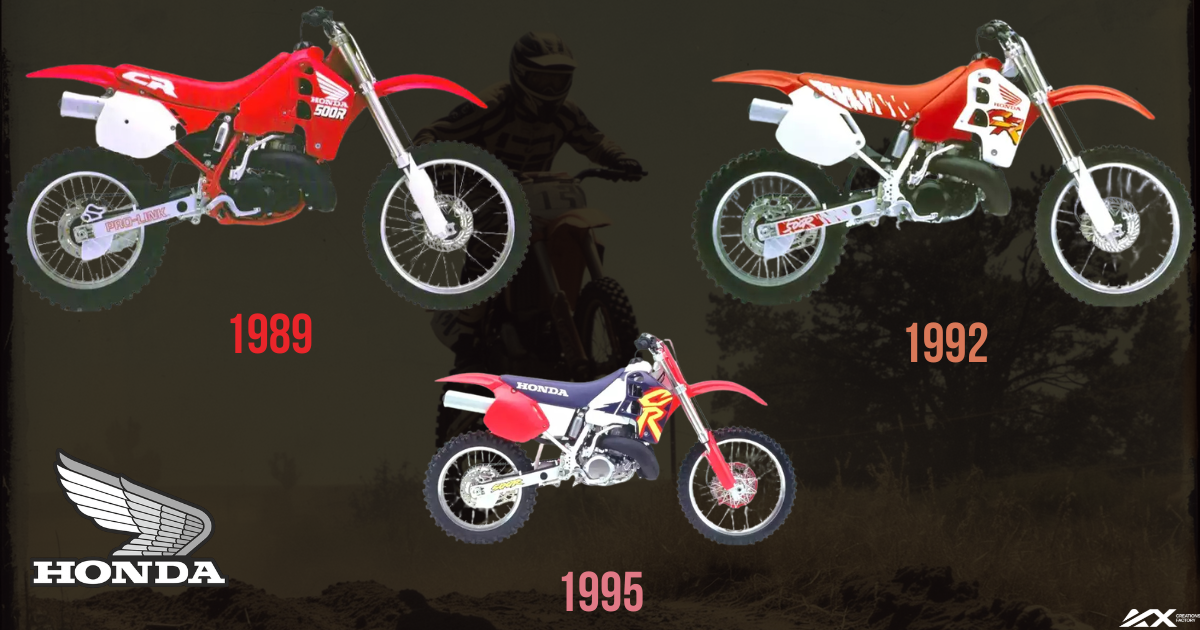 Honda CR 500R – Légende du Motocross 2 Temps (1984–2001) - Creations Mx Factory Honda CR 500R motocross 2 temps légende machine cross 1984 2001