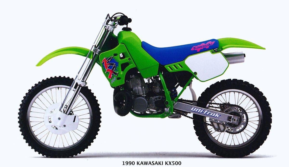Kawasaki KX500 motocross 2 temps légende cross machine puissante