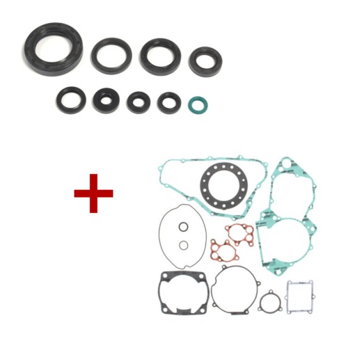 Assorted black rubber gaskets and seals of varying sizes laid out in a row on a white background.