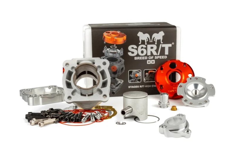 Kit cylindre Stage6 R T 70cc Derbi Euro3 Euro4 Hyper Racing Nikasil competition