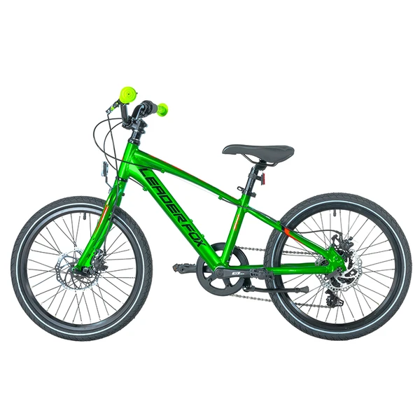 Leader Fox Gamp 20 2026 – VTT Garçon Vert 6 Vitesses - Creations Mx Factory VTT 20 Leader Fox Gamp 2026 garçon vert 6 vitesses vélo enfant 120 à 135 cm
