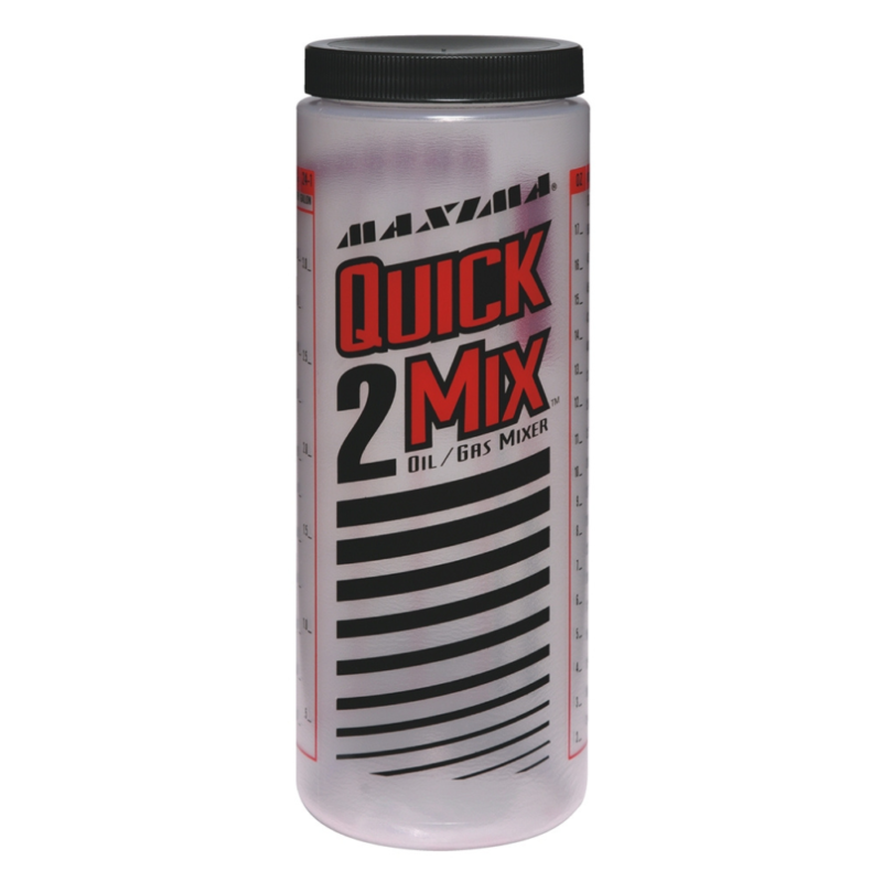Maxima Quick 2 Mix – Bouteille Mélangeuse pour Moteur 2T - Creations Mx Factory Bouteille mélangeuse Maxima Quick 2 Mix doseur huile essence moteur 2 temps