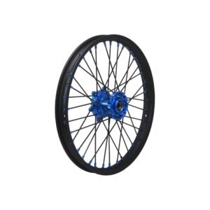 Roue complète avant NRTeam 21x1.60 bleue Yamaha YZ YZ-F Fantic XE XX motocross enduro