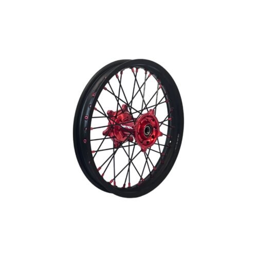 NRTeam – Roue Complète Arrière 18x2.15 Rouge Honda CRF 450 R 2013-2026 - Creations Mx Factory Roue complète arrière NRTeam 18x2.15 rouge Honda CRF 450 R 2013-2026 motocross enduro