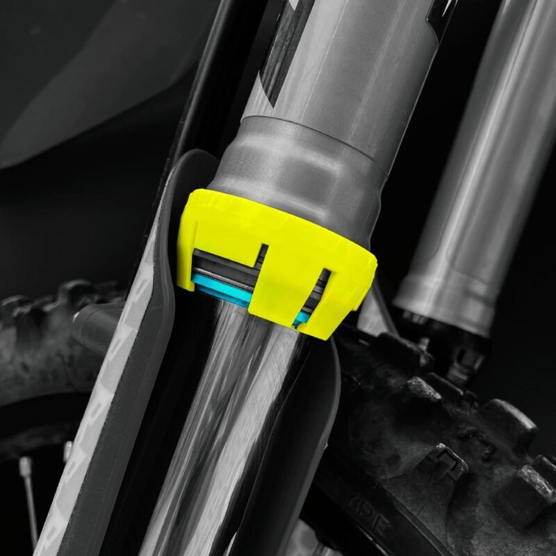 Racecap Beaver jaune fluo protection fourche WP 48 mm GasGas motocross enduro